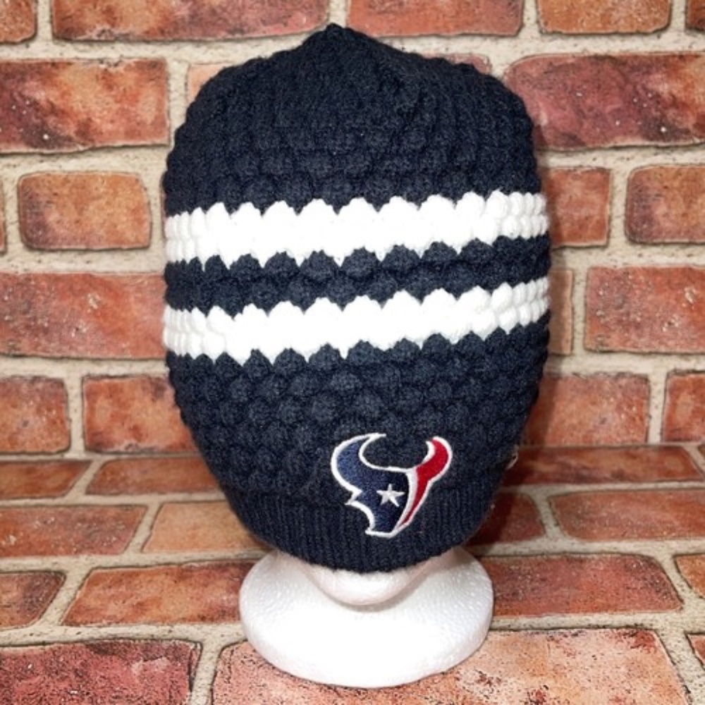 Pre-Owned Forty Seven Brand '47 Texans NFL Football Woman Navy Blue Knit Beanie